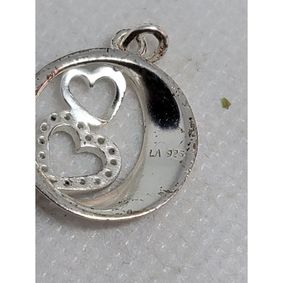 Sterling Silver I Love You More Heart Pendant - Picture 8 of 11